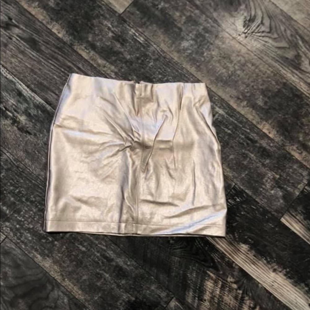 Rose gold skirt